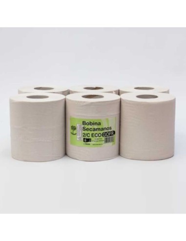 Bobina Secamanos 2 Capas ECO Gofrado BS002 1kg