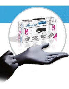 Guante Nitrilo Negro T-XL 100u